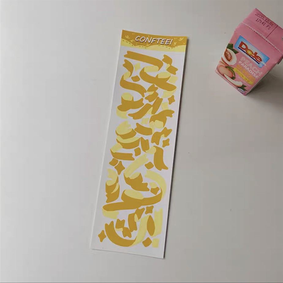 Lovely bow ribbon sticker hand account diary star chasing card ribbon decoration material