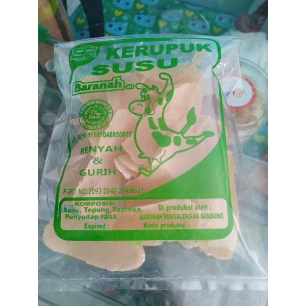 

Kerupuk Susu 100g & Keripik Kentang 250g Pangalengan