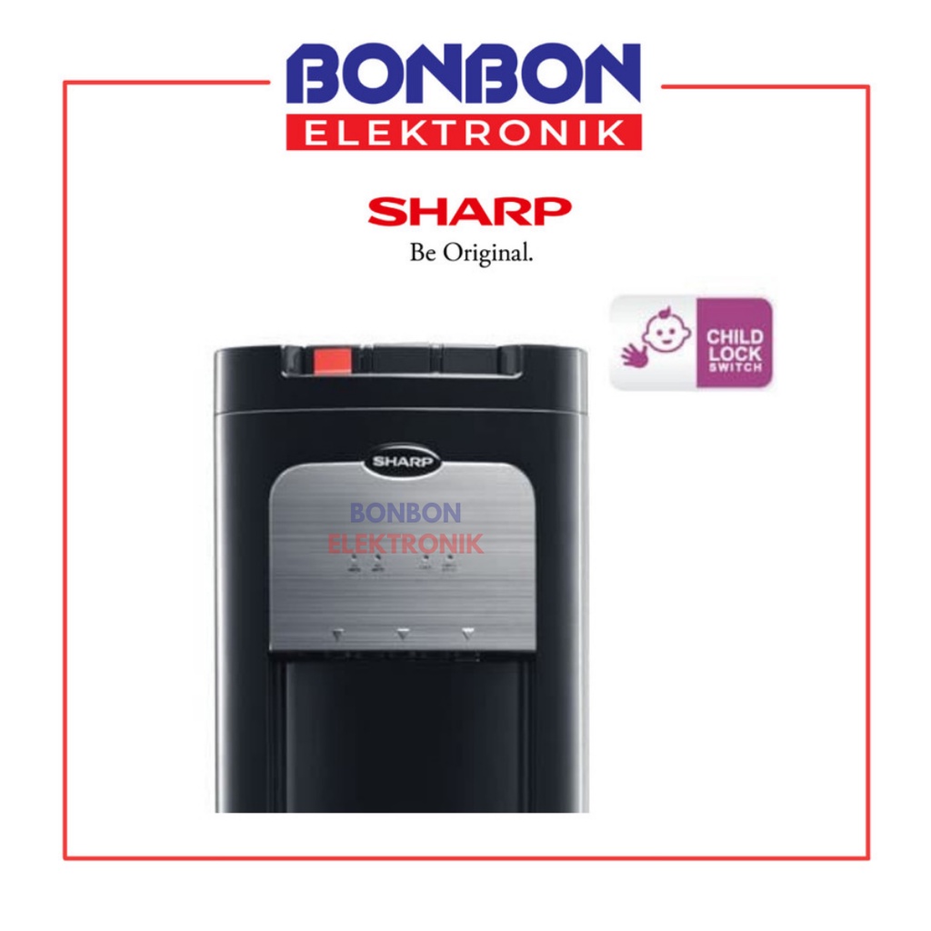 [GRAB INSTANT] Sharp Dispenser Galon Bawah SWD-72EHL-BK/WH