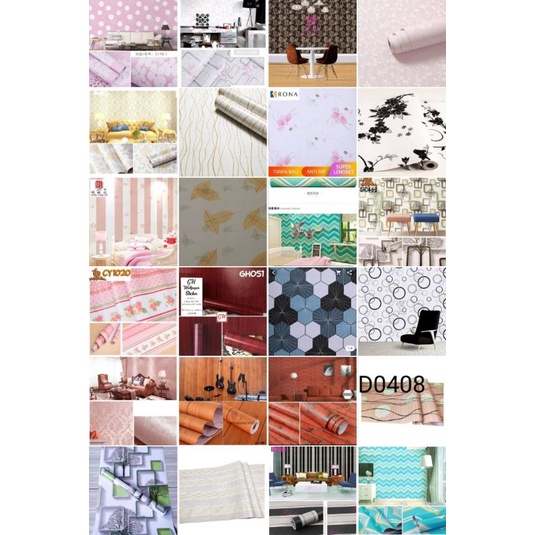 Wallpaper dinding/ Stiker dinding