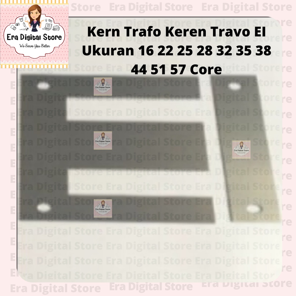 (1kg) Kern Trafo Keren Travo EI Ukuran 16 22 25 28 32 35 38 44 51 57 Core