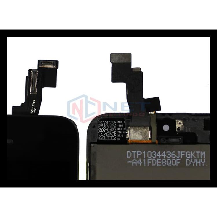 Promo  Lcd Iphone5S / Iphone 5S / 5Se + Touchscreen + Frame Fullsett Ori - Hitam Promo Murah :)