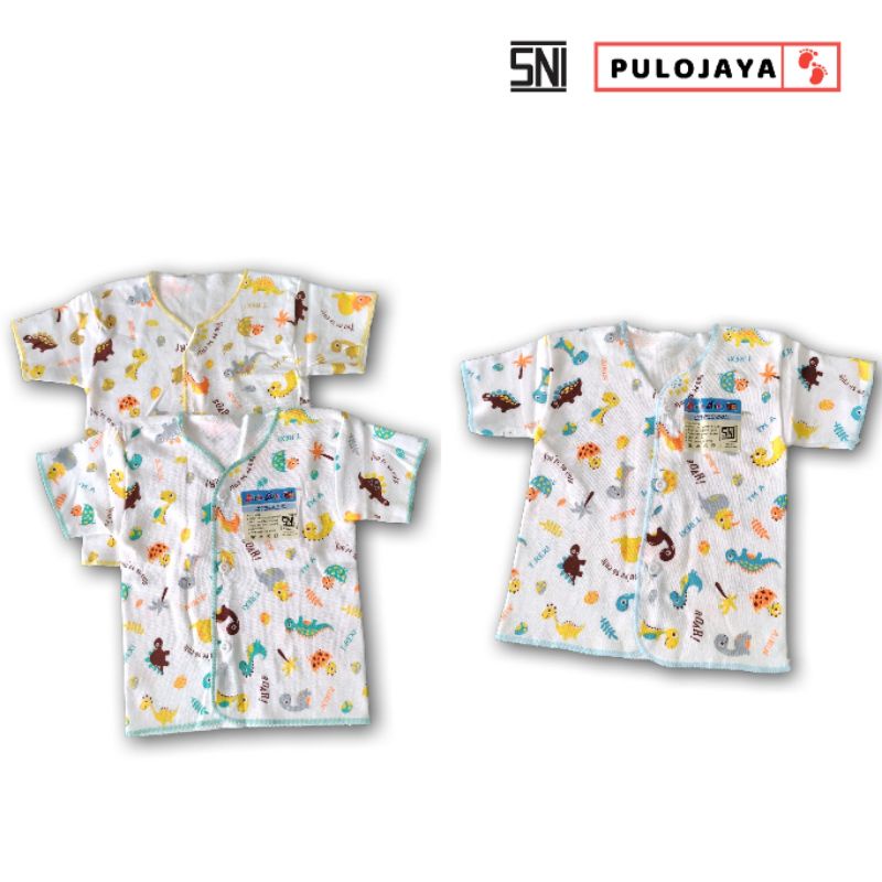 6 Pcs Baju bayi Airin baby newborn 0-3 bulan Atasan pendek Baru lahir