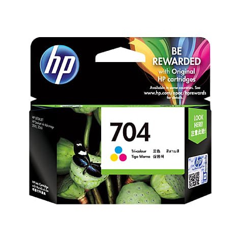 Tinta HP 704 color original