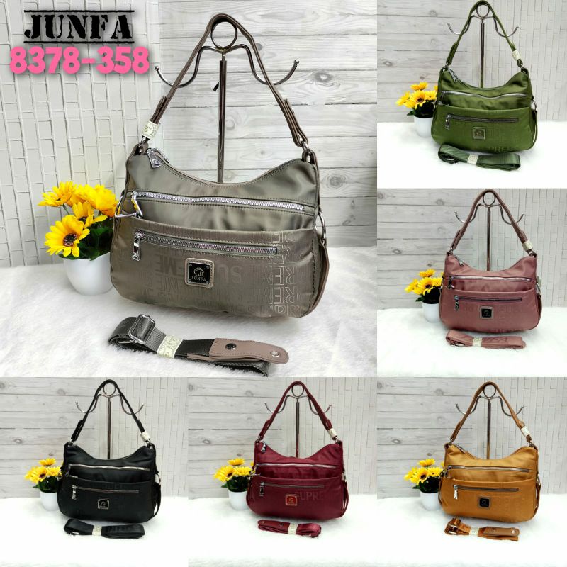 Tas wanita selempang junfa 8378‐358 parasut