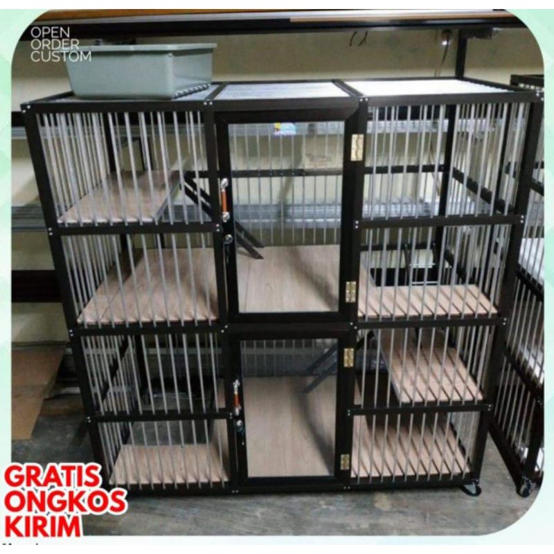 kandang kucing cat room custom bahan alumunium rumah hewan