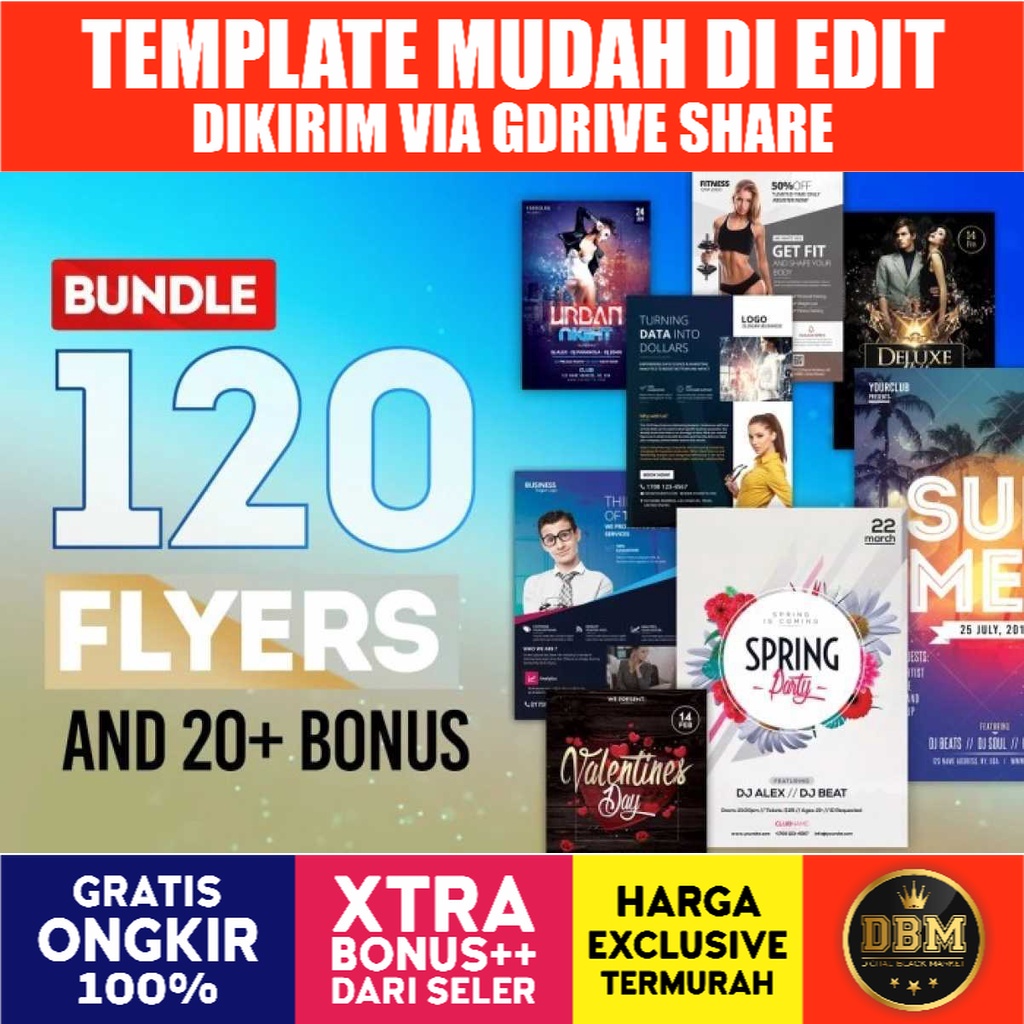 100+ Flayer Mega Bundle - Photoshop &amp; Illustrator