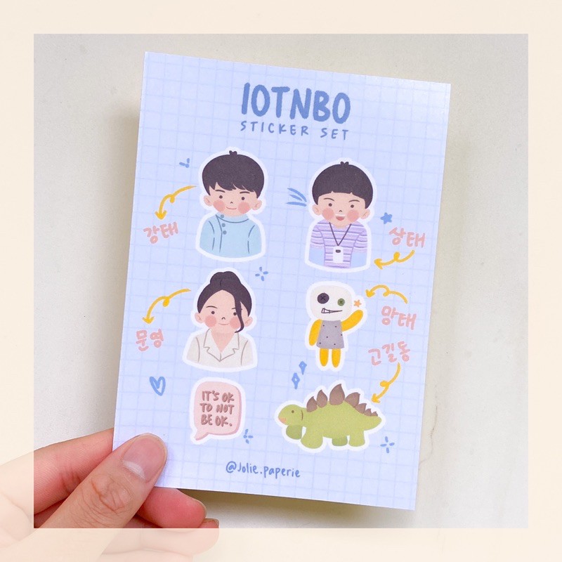 K-DRAMA & K-POP SHEET STICKER / Stiker koleksi / stiker ilustrasi / deco sticker