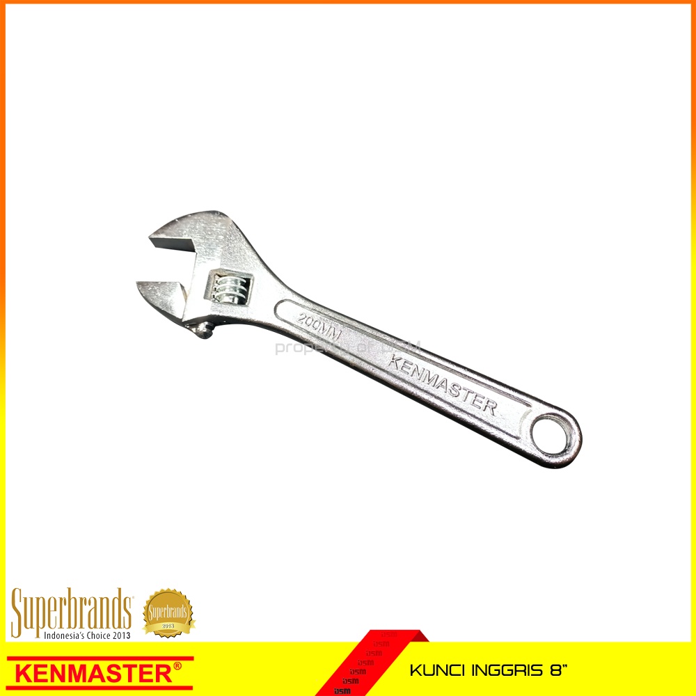 Kenmaster Kunci Inggris 8&quot; / Adjustable Wrench