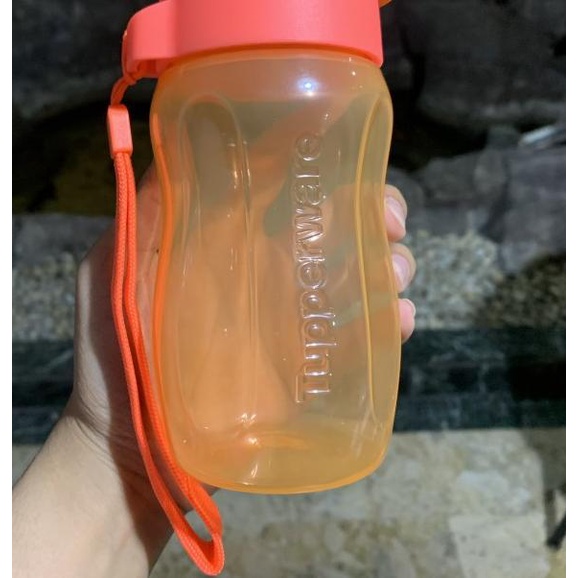 ✯ Botol Minum Tupperware Eco Bottle 310ml - Tali Orange ♠