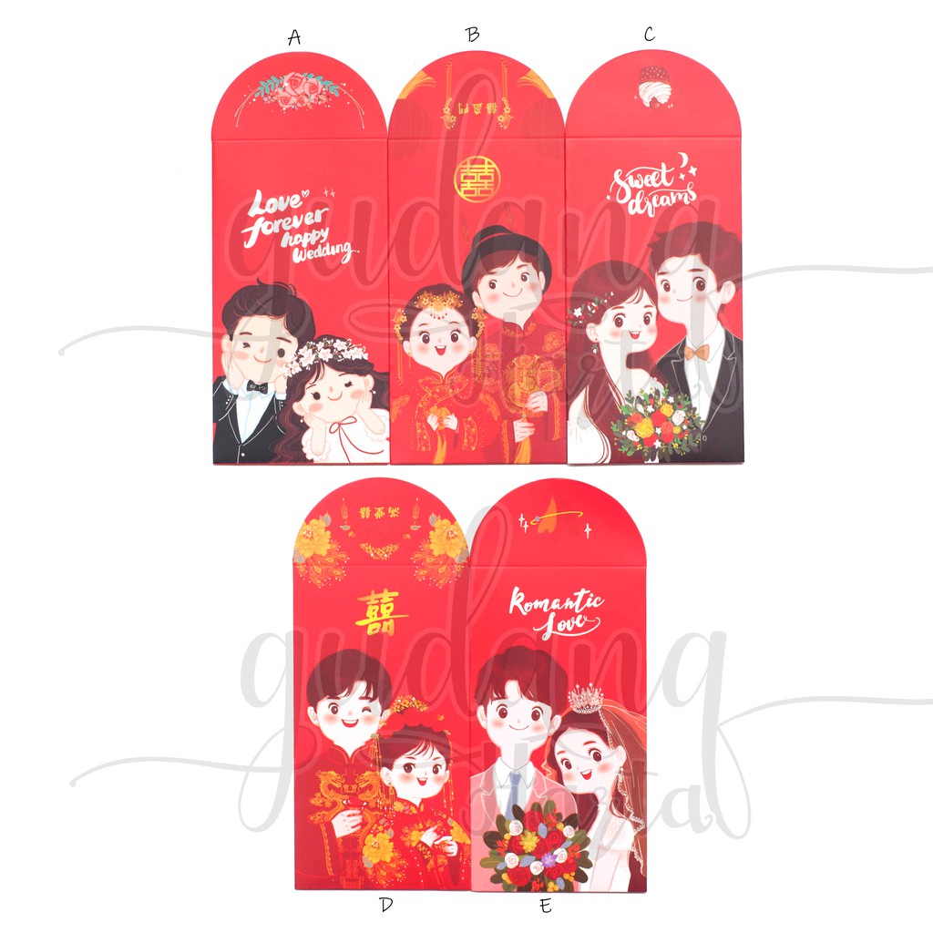 

Amplop Happy Wedding Chubby Angpao Shuangxi Lucu Unik Love Premium GH 311383