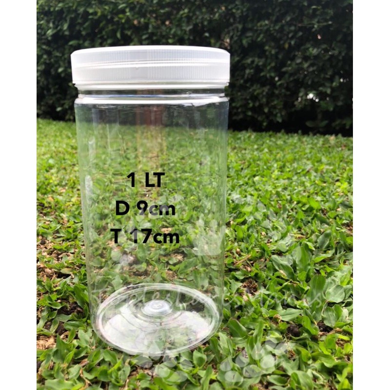 Toples tabung 1 ltr /toples plastik 1000ml/toples plastik/toples tabung