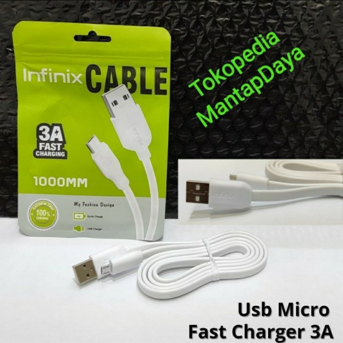 KABEL DATA MICRO USB FOR INF - KABEL DATA FOR INF V8 CHARGING