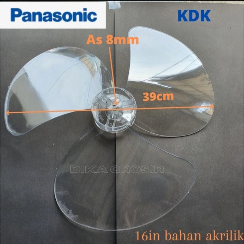 BALING2 PANASONIC,KDK 16&quot; AKRILIK TEBAL