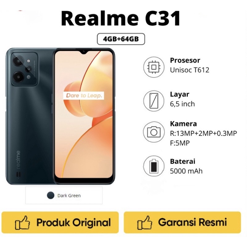 realme c31 ram 4/64