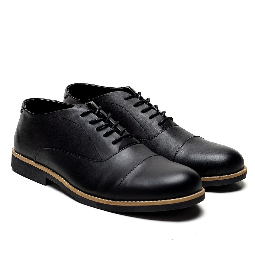 Kenzios Oxford 01 Black Sepatu Formal