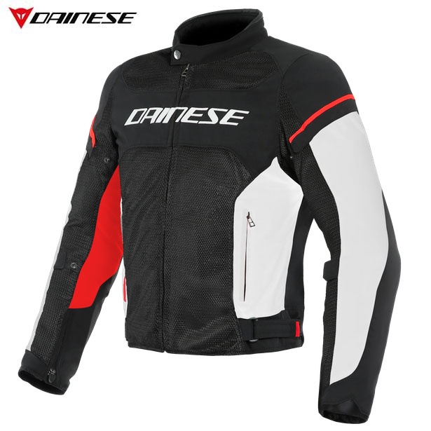 Jaket Dainese Air Frame D1 Tex Jacket Black/White/Red