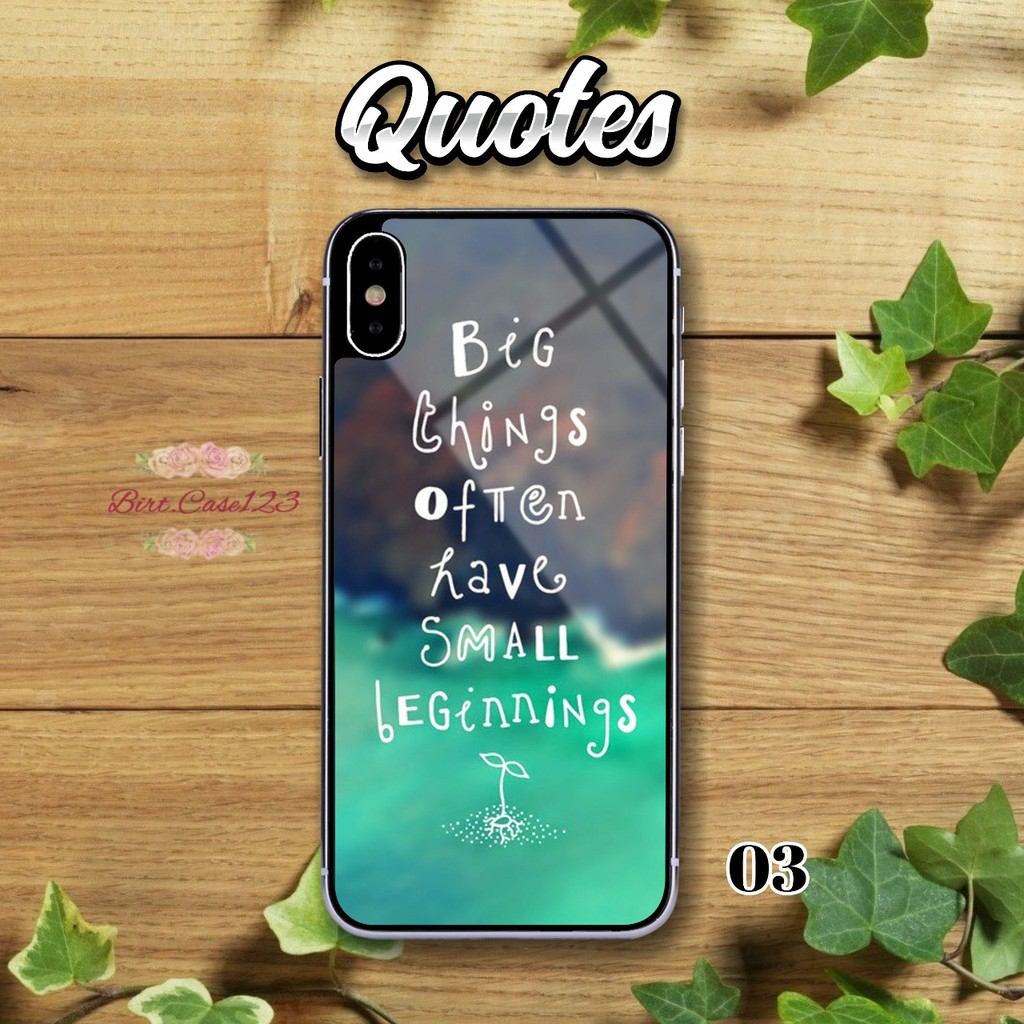 Hardcase 2d Glossy QUOTES Samsung J8 A6+ A3 2016 A320 A5 A520 A530 BC4297