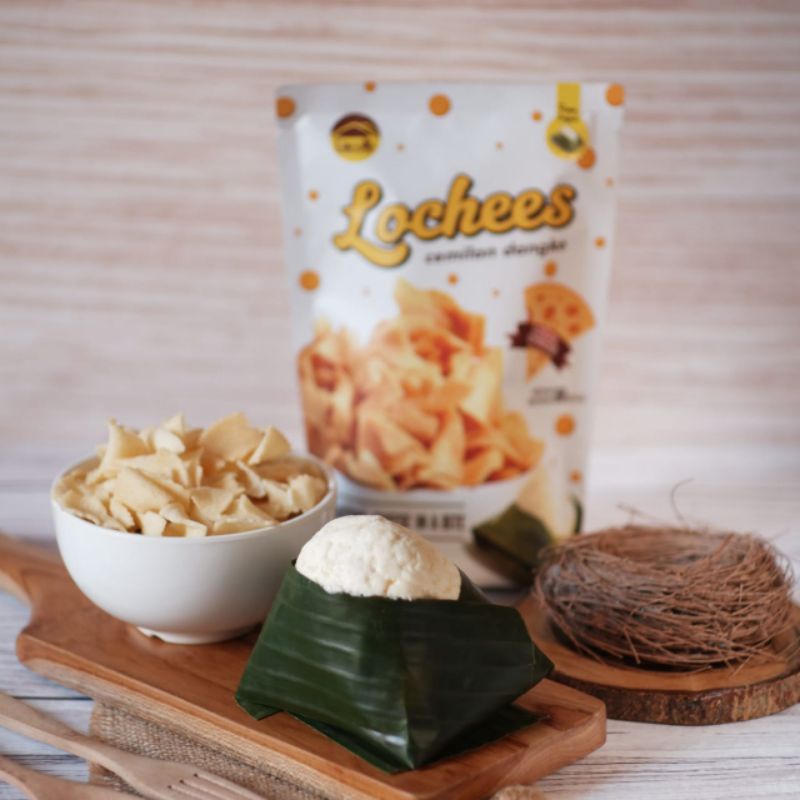 lochees kerupuk dangke