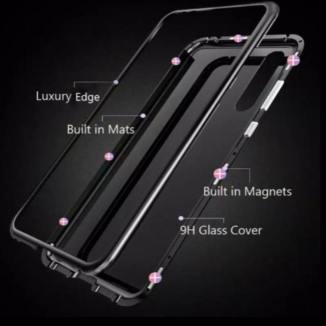 Hardcase magnetik untuk relme 3 pro