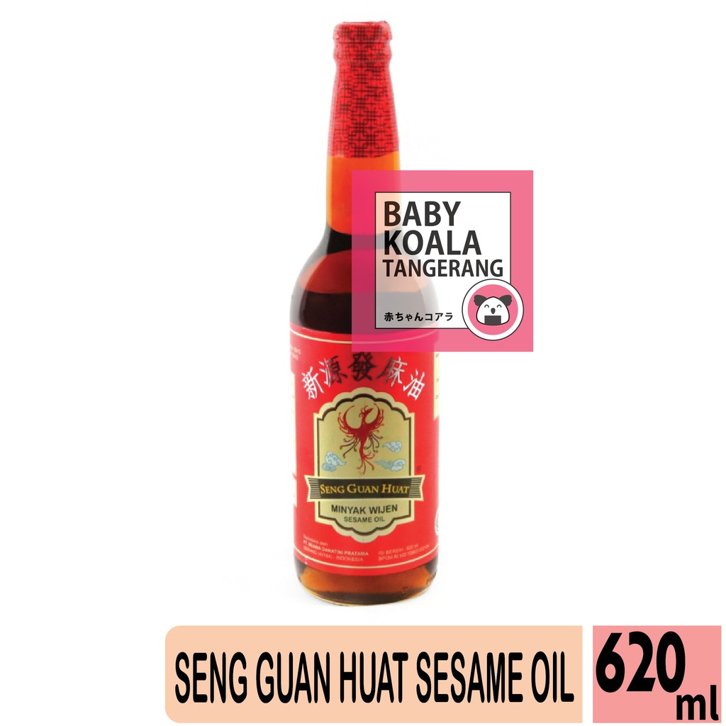 

POENIX Minyak Wijen Putih Murni 100% 620 ml Halal │ Pure White Sesame Oil Seng Guann Huatt