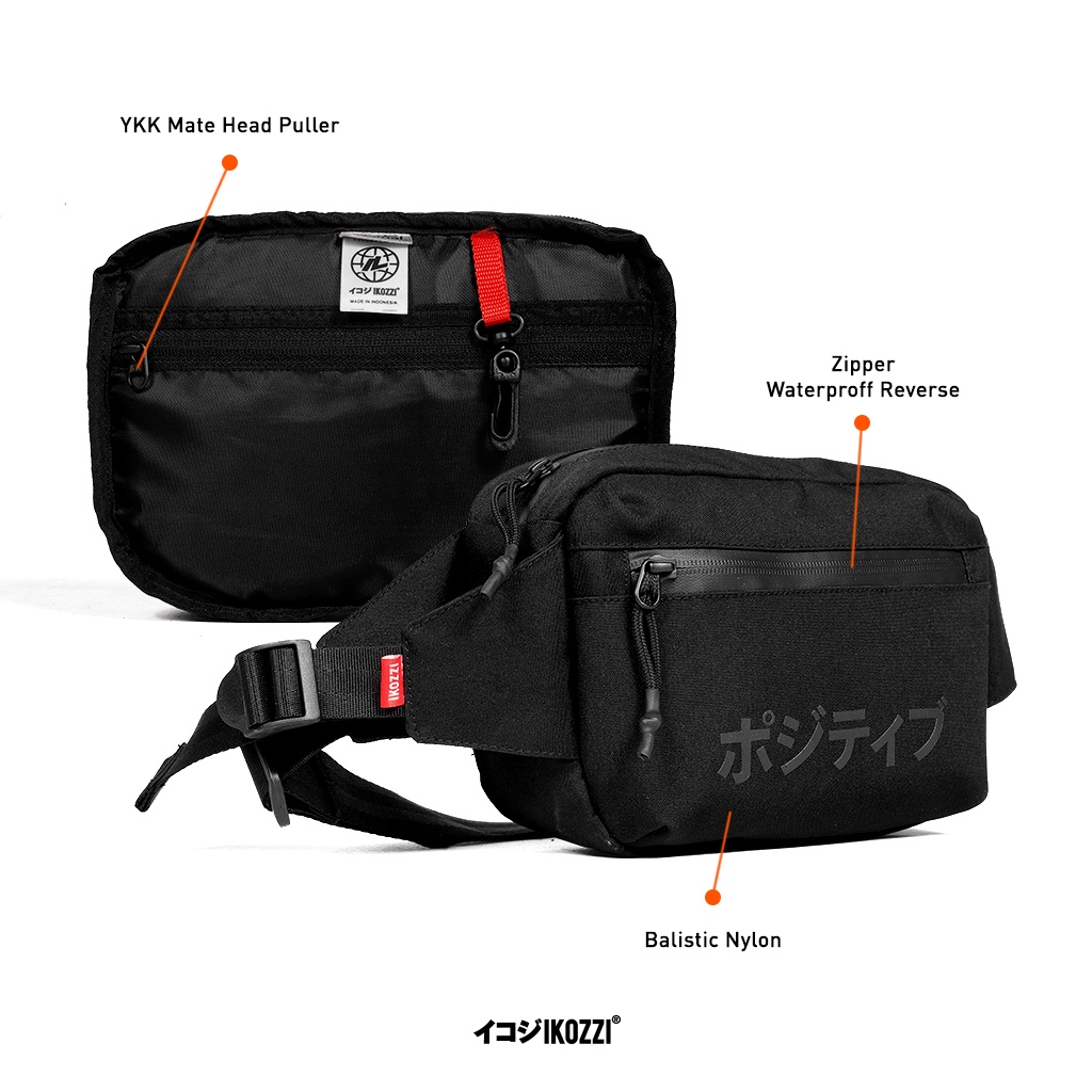 Ikozzi Positive Waist bag - Tas Selempang