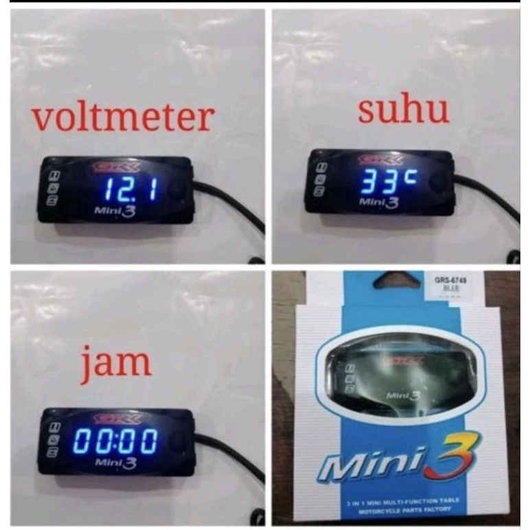 Voltmeter Aki digital 3 in 1/casan USB