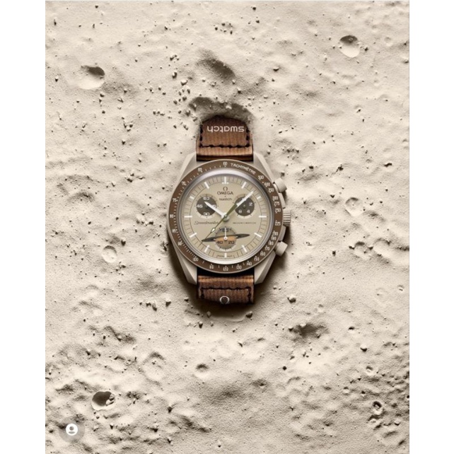 Swatch X Omega Moonswatch Mission to Saturn Unisex Watch Ori Swiss