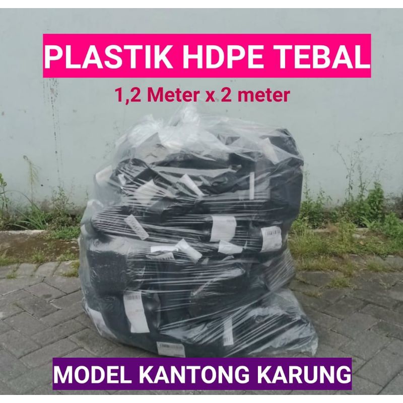 Plastik Super Besar Wadah Paket | Karung Bening Transparan | Kantong Kurir Paketan PE HDPE Anti Boco