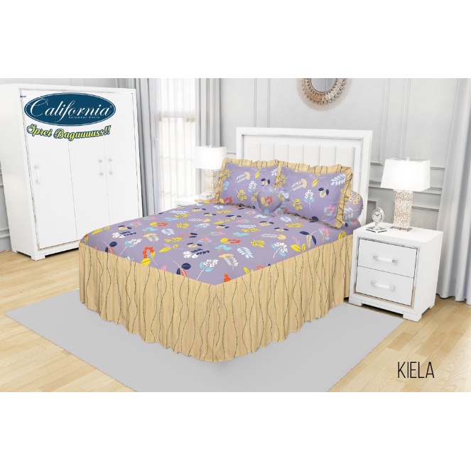 ❤ IJN ❤ CALIFORNIA - Sprei RUMBAI King (180x200) Terlaris pilihan P3