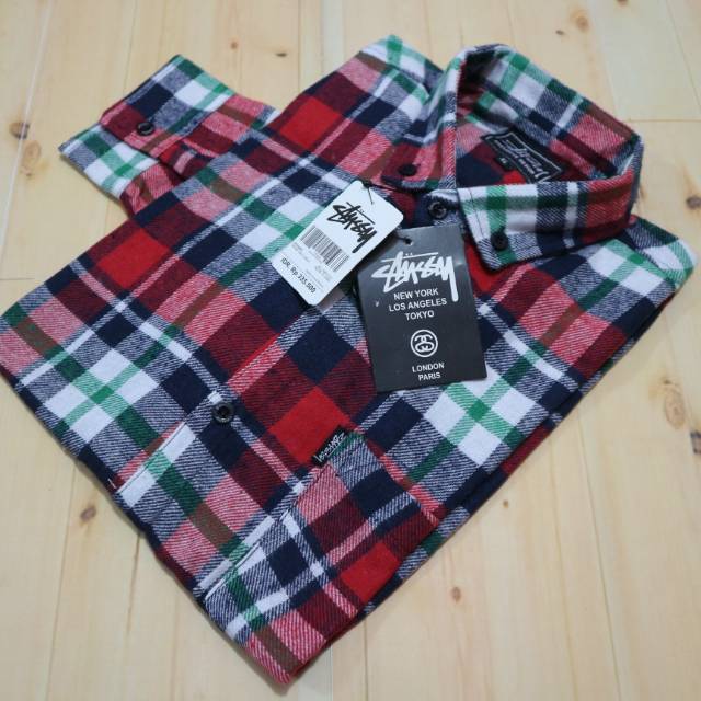 Kemeja flanel premium flanel lengan panjang grosir kemeja 725