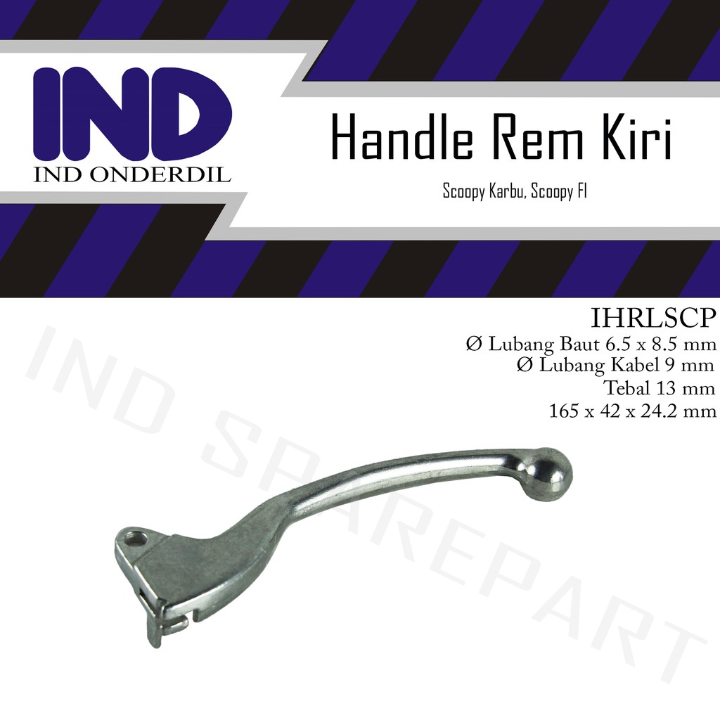 Handle-Handel-Hendel-Hendle-Tuas Rem Kiri Scoopy Karbu/ Scoopy FI