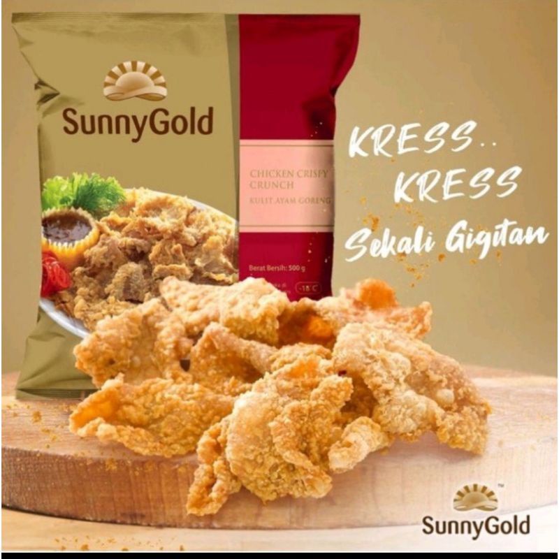 

SUNNY GOLD KULIT AYAM CRISPY / CHICKEN CRISPY CRUNCH | Berat Bersih 500GR