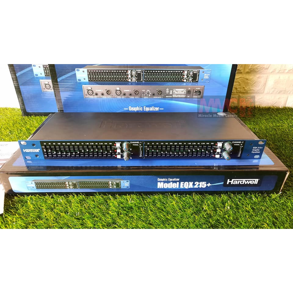 Equalizer Hardwell EQX215+ EQX 215+ EQX 215 Original 2 x 15 Channel Dual Channel Equalizer Hardwell