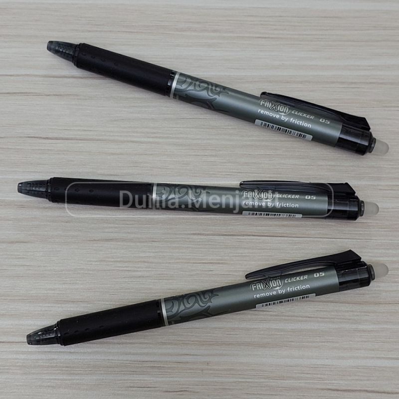 

Pulpen Pen Frixion Pilot 0.5 0.7 warna hitam