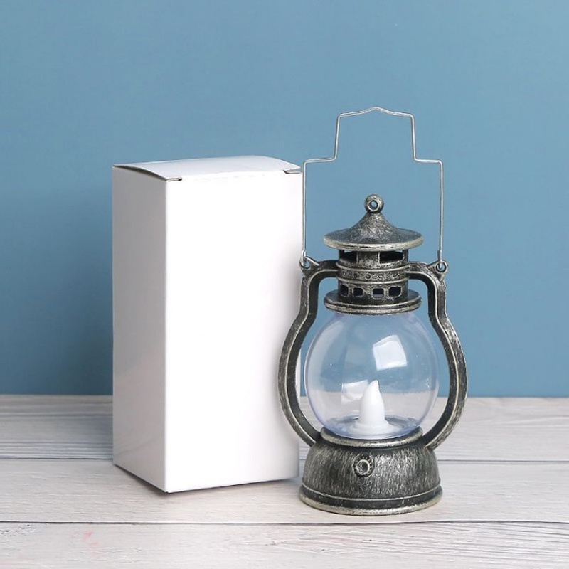 //beautifulhome// Retro Oil Lamp Halloween Decorative Led Small Home Party Lantern