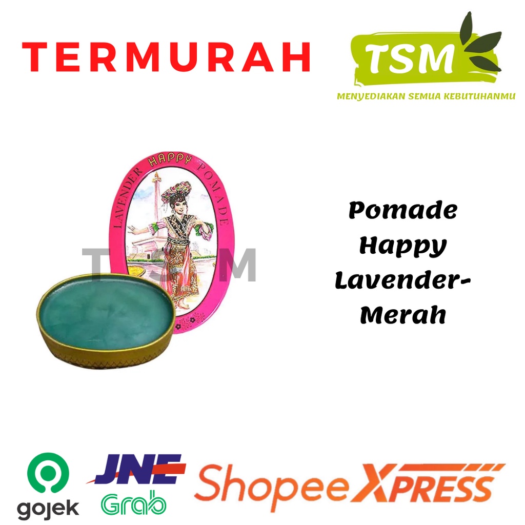 Happy Lavender Pomade -Merah