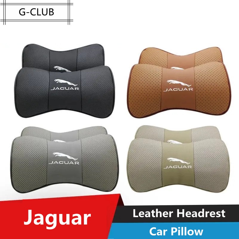 G-club Bantal Sandaran Kepala Bahan Kulit breathable Untuk Jaguar