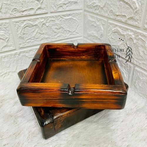 Furniture Hiasan Asbak Kayu Aesthetik Karya Anak Bangsa