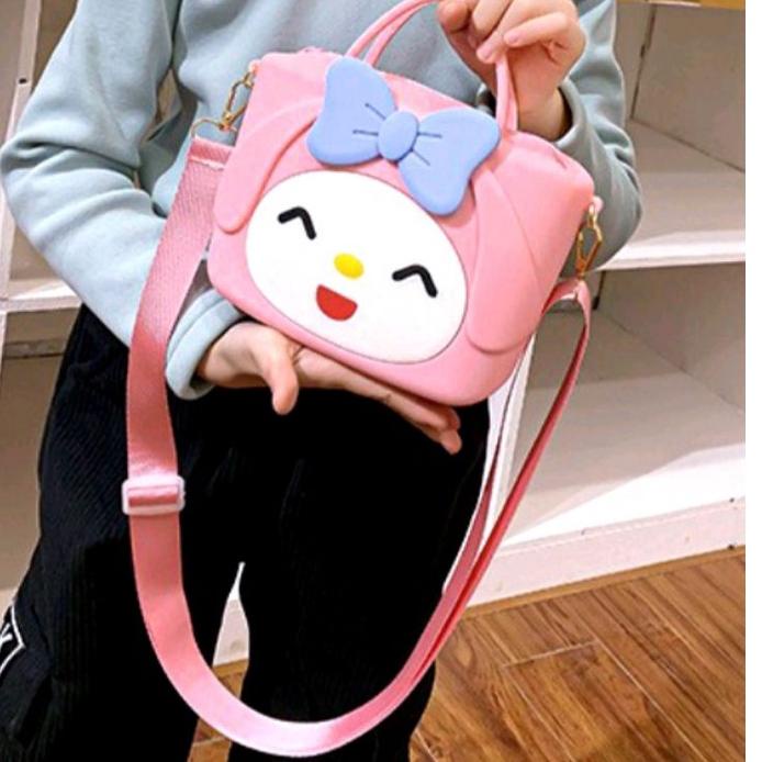 [KODE PRODUK FSCAU9147] Tas Selempang Anak Rubber Jelly Besar Bigsize Jumbo Karakter Silikon