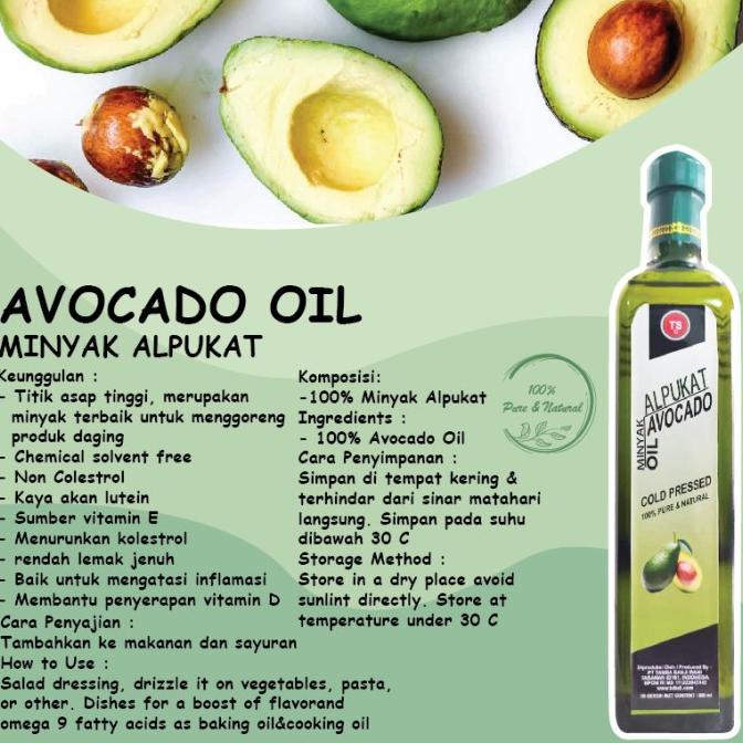 

BISA BAYAR DITEMPAT Minyak Alpukat Avocado Oil 100% Murni Tsbali 1 Liter DISKON