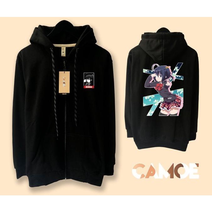 Jaket Hoodie Zipper Anime Rikka takanashi chu 2 chunibyo waifu