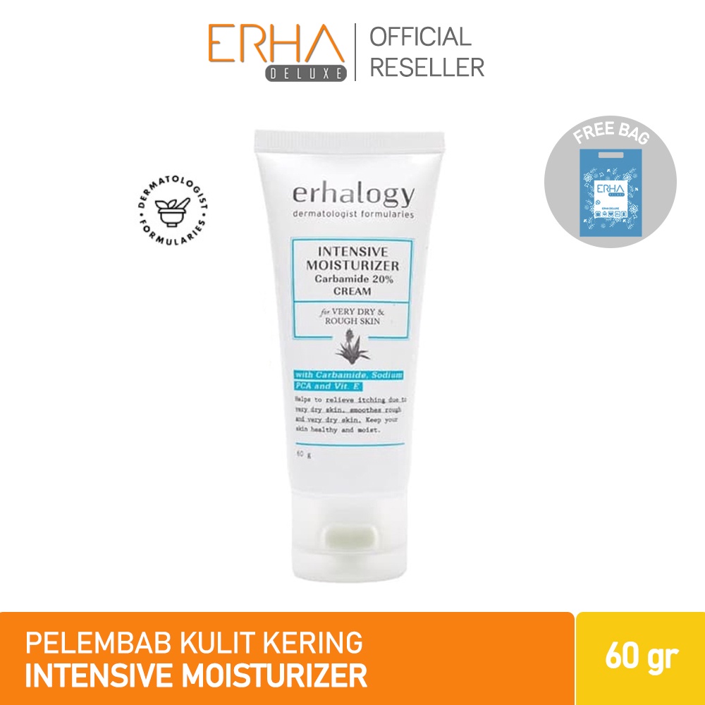 ERHA Lotion Pelembab Kulit - Intensive Moisturizer Carbamide 20%, Kulit Kering, Xerosis, Keratoderma