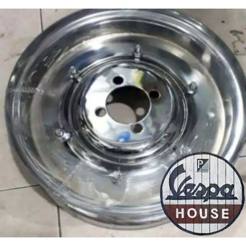 VELG VESPA RING 10 BANCI VBB CROME