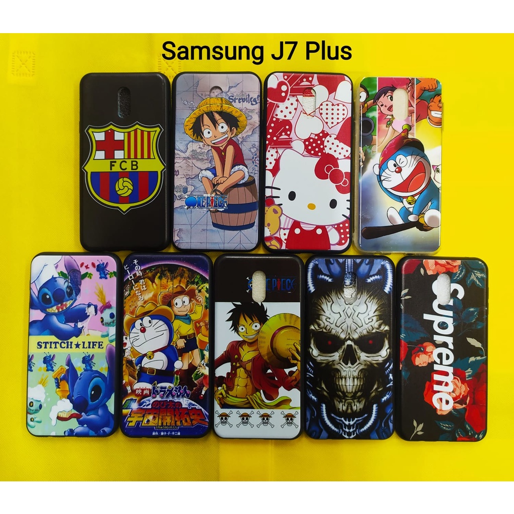 CASE SILIKON GAMBAR FOR SAMSUNG J5 PRIME/ J6+/ J7/ J7 DUO/ J7 2016/ J7 PRIME/ J7 PRO/ J7 PLUS/ J8/ M