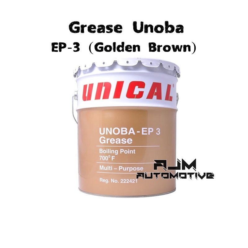 Grease Gemuk Stempet Unoba 15kg UNICAL EP-3 Pail 15 kg EP3
