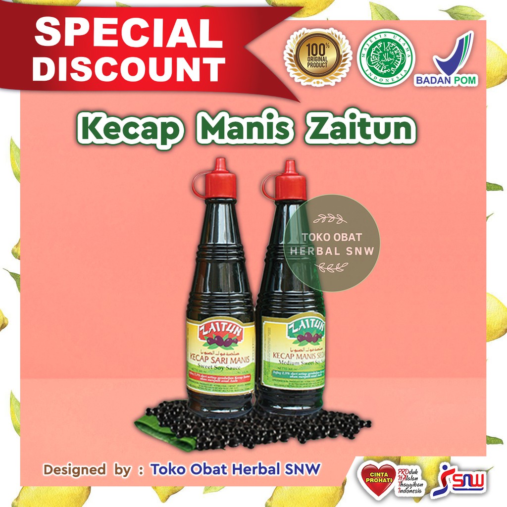 

Kecap Manis Zaitun @275ml | Fermentasi Alami dengan Bahan Baku Terbaik | Kecap Halal Berkualitas