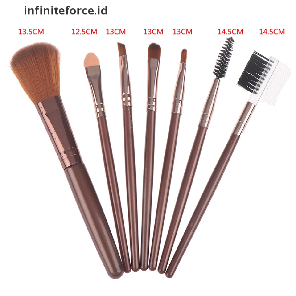 Infiniteforce.id 7pcs / Set Brush Makeup Eyeshadow / Wajah / Mata Untuk Wanita