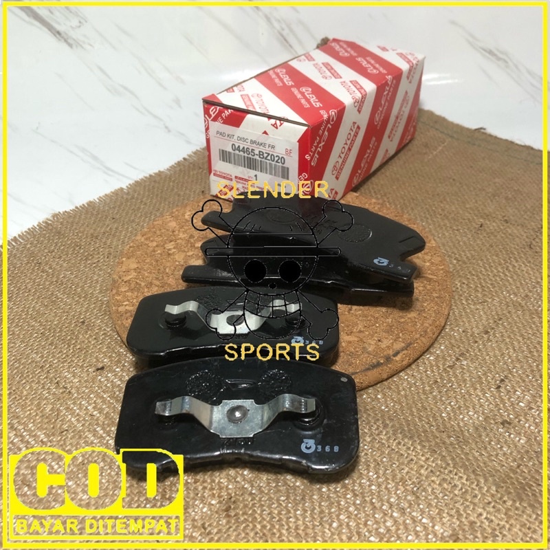 KAMPAS REM DEPAN AGYA MATIC - BRAKE PAD FRONT AGYA AYLA MATIC BZ020