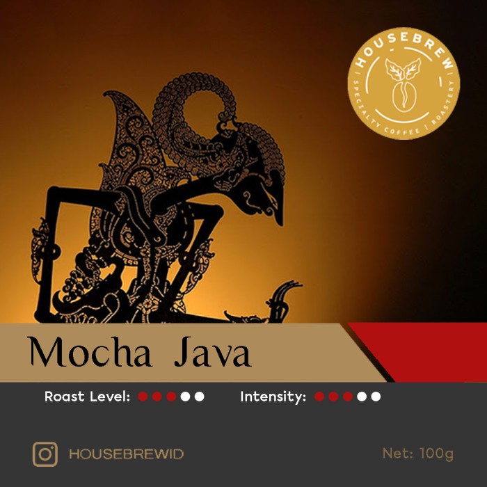 

⭐⭐⭐⭐⭐TERATAS Biji minuman Kopi Arabika Mocha Java by Housebrew (100g)